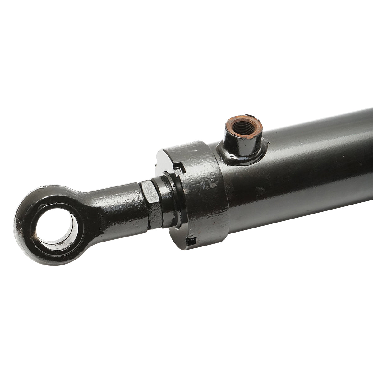 Reversible hydraulic cylinder plug 73x63x40x1300 stroke opening 1000mm with hydraulic connection fi18 Breckner Germany