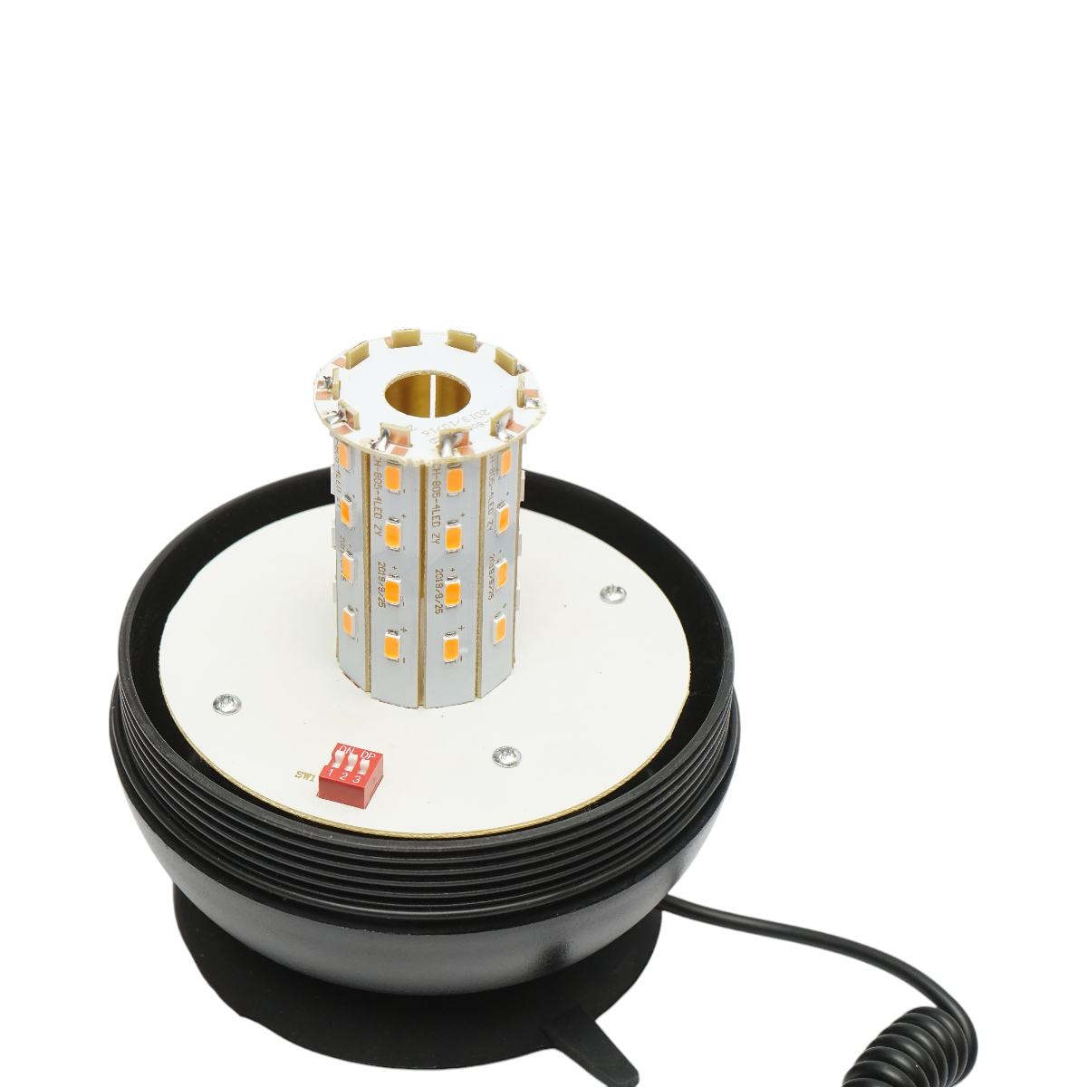 12-24V LED beacon with 3 functions and magnetic base IP65