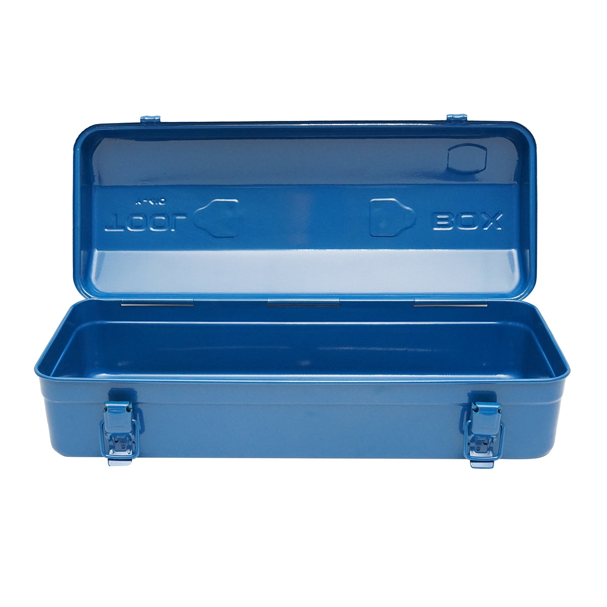Blue metal tool box 420x170x120mm Breckner Germany