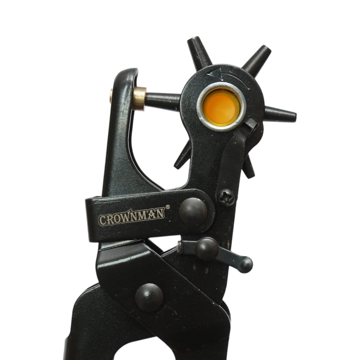 225mm rotary punch pliers with 6 heads 2-4.5mm Crownman