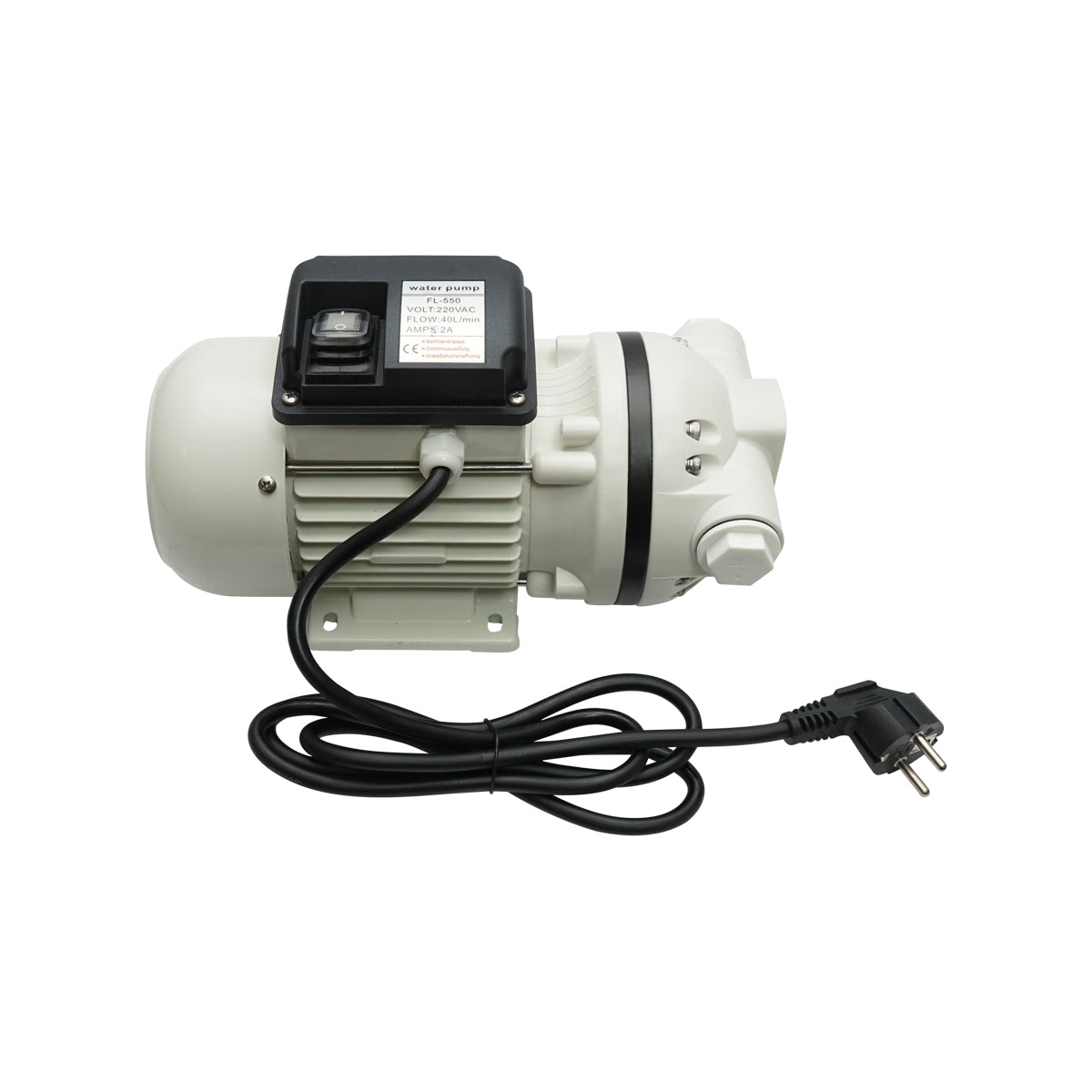 AdBlue transfer pump 230V/400W 40L/min IP55 with hose and pistol Breckner Germany