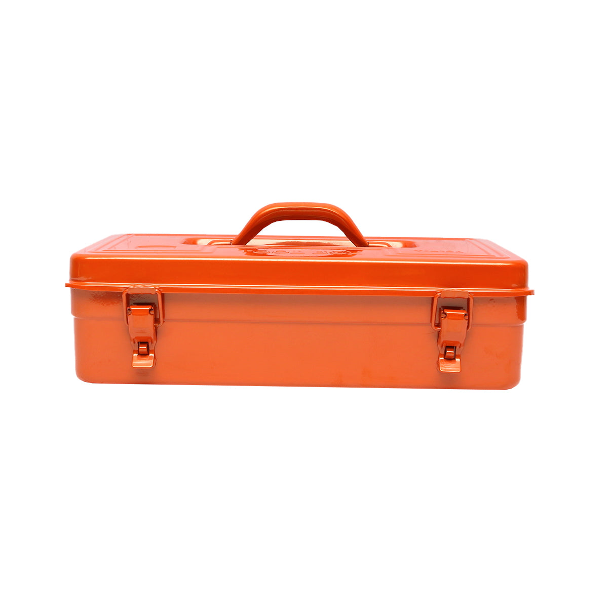 Orange metal tool box 420X210X125mm Breckner Germany
