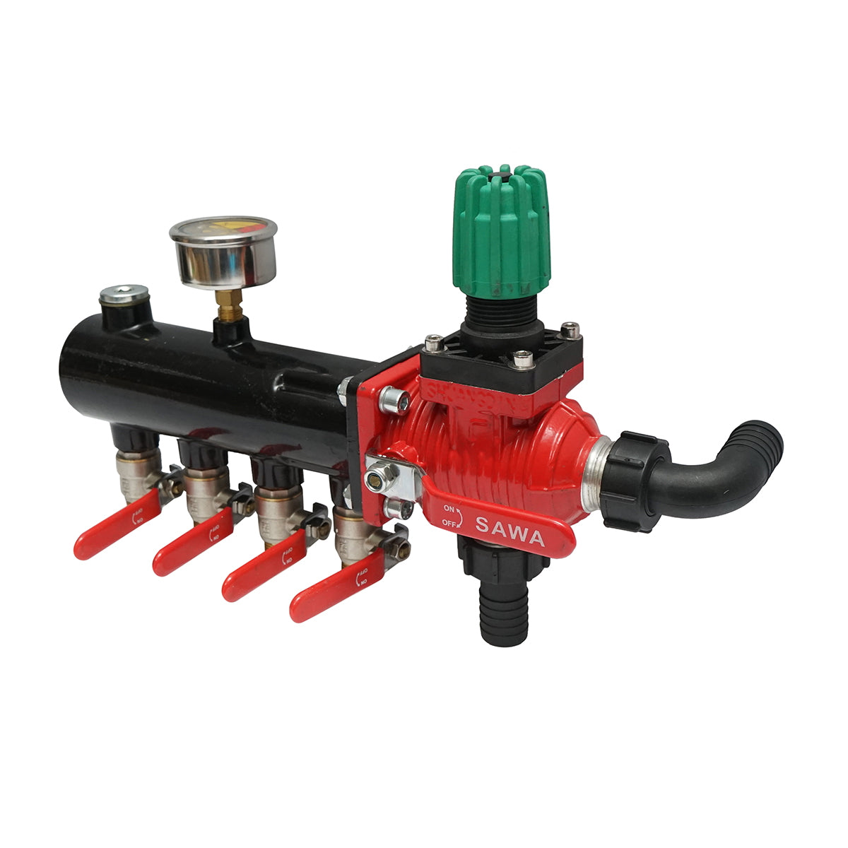 Metal herbicide distributor with 4 horsepower, glycerin manometer 25 bar