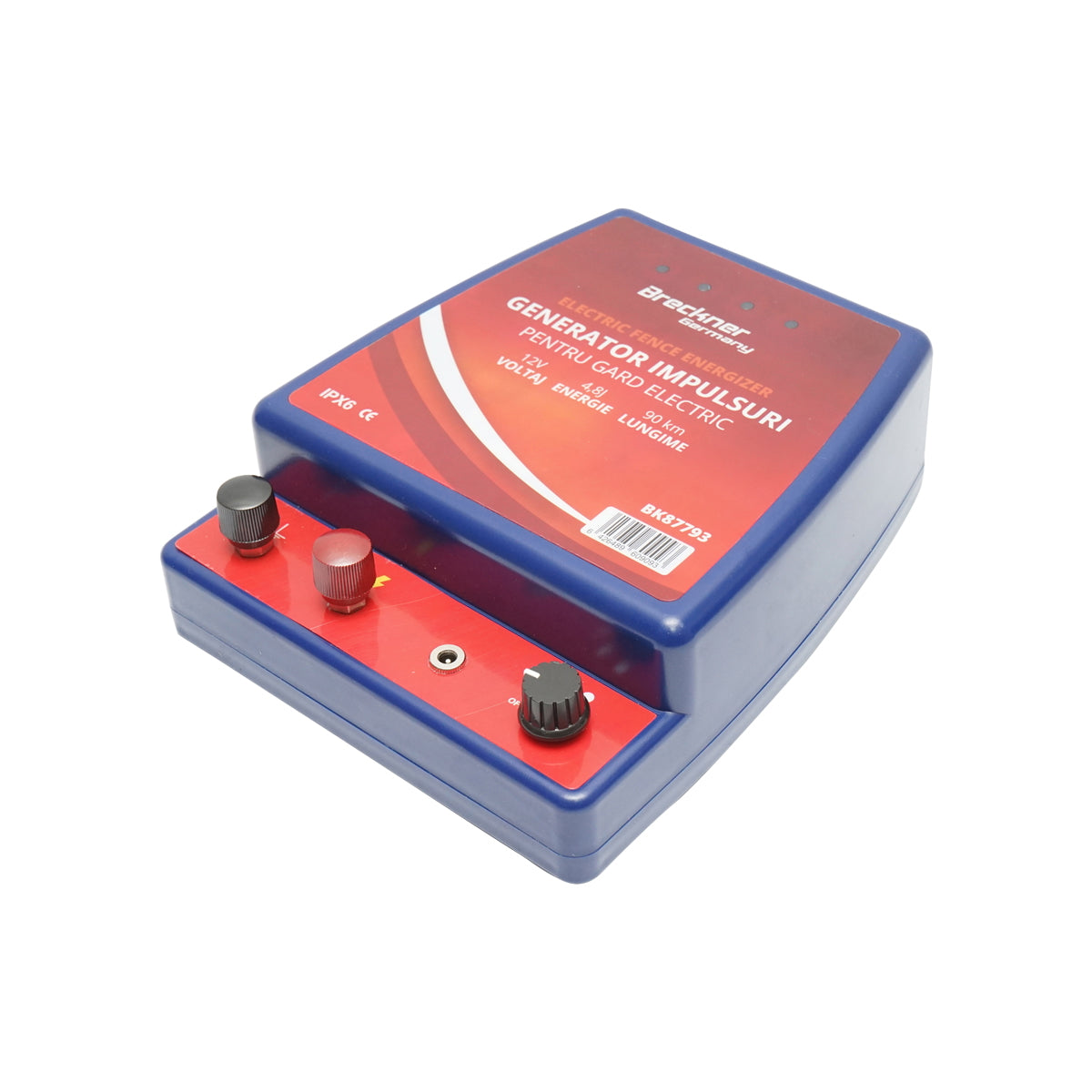 4.8 Joule impulse generator device for electric fence 12V/220V Breckner Germany