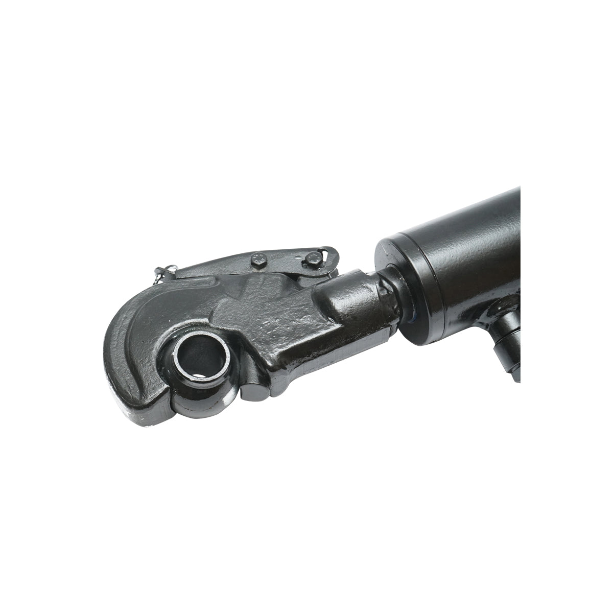 Hydraulic central drawbar with quick coupling, category 2-2, quick coupling, 585mm closed, stroke 245mm