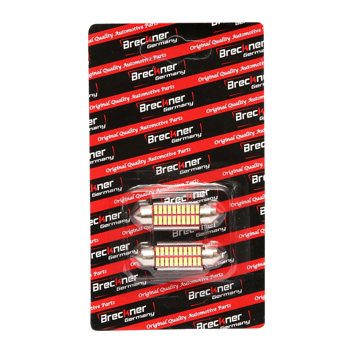 Set of 2 LED SMD SOFIT bulbs 39mm 12V 0.155A cold light Breckner Germany