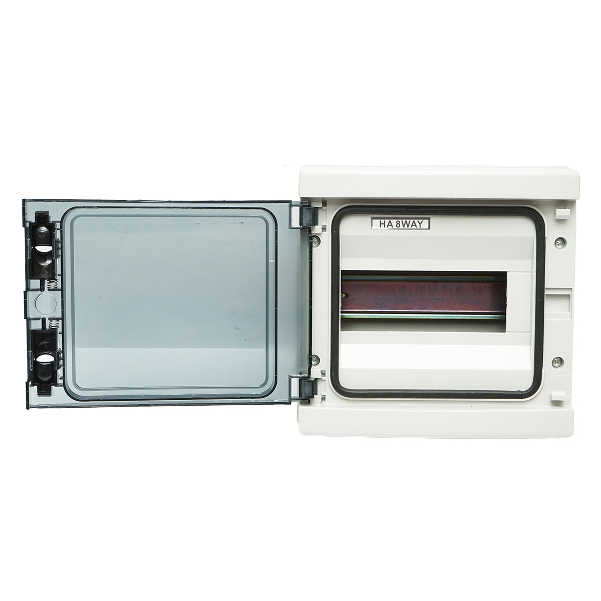 Safety switchboard applied 1 row, 8 modules 215x210x100mm IP65 Breckner Germany