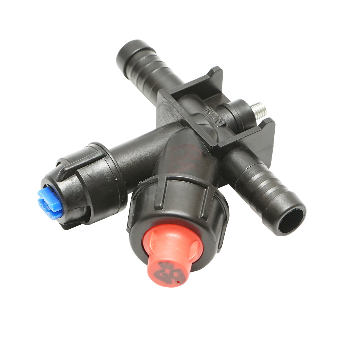 Complete intermediate sprayer with a nozzle and a drip for herbicide installation.