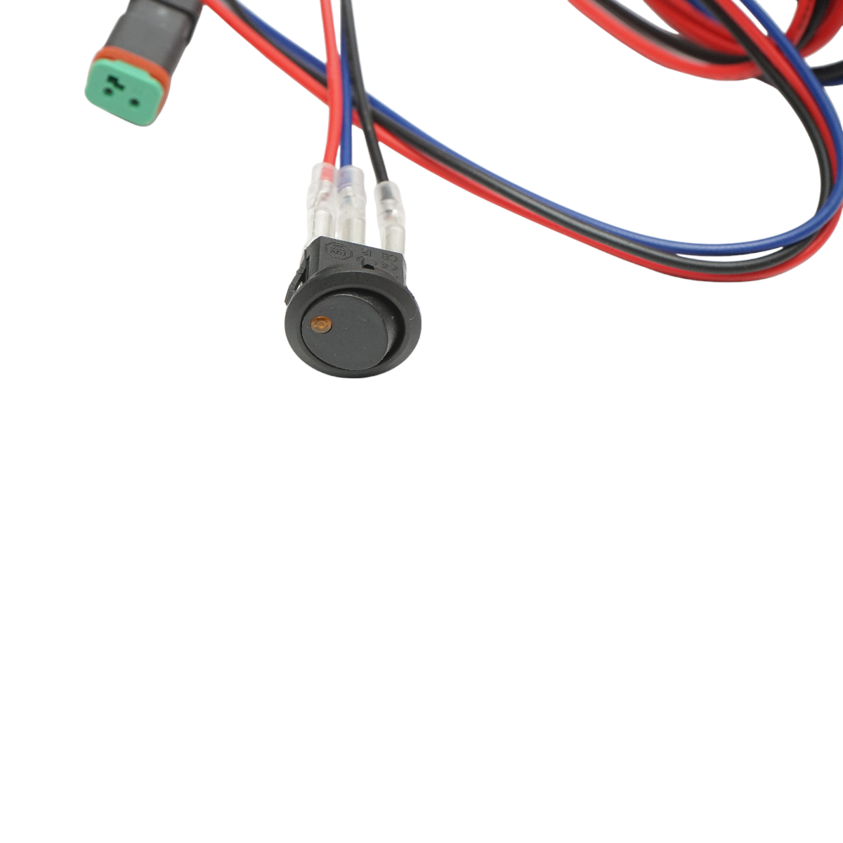 Wiring with relay button and safety for 12V/40A projectors Breckner Germany