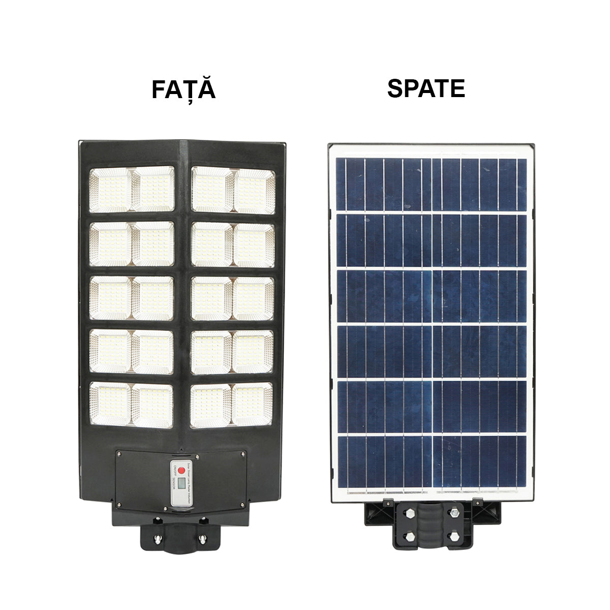 Solar LED lamp 400W street lighting 6500K with solar panel, remote control, motion sensor Breckner Germany