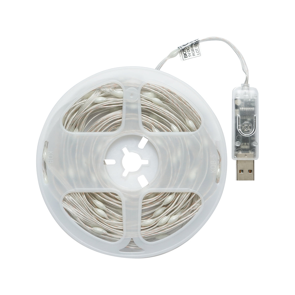 Smart decorative LED strip 2W/m 5V with remote control, music control, bluetooth, USB application, 10m RGB+IC IP68 Breckner Germany