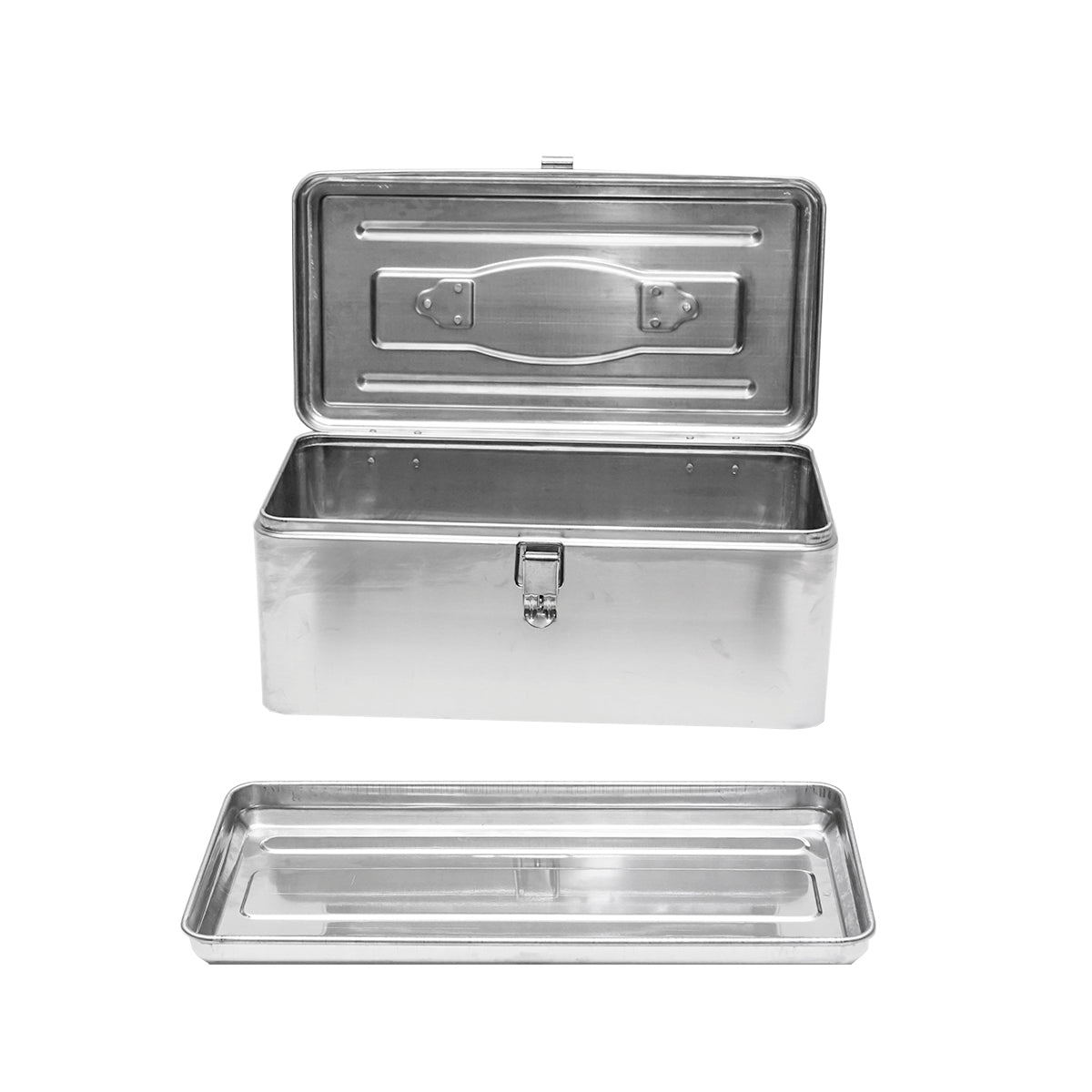 Stainless steel tool box 405x200x175mm Breckner Germany