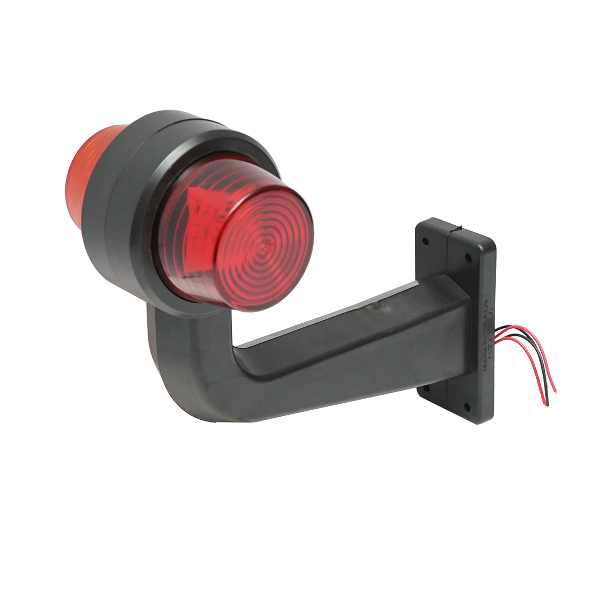 Set of LED side marker lights with arm 12-24V, yellow-red FR0157 Breckner Germany