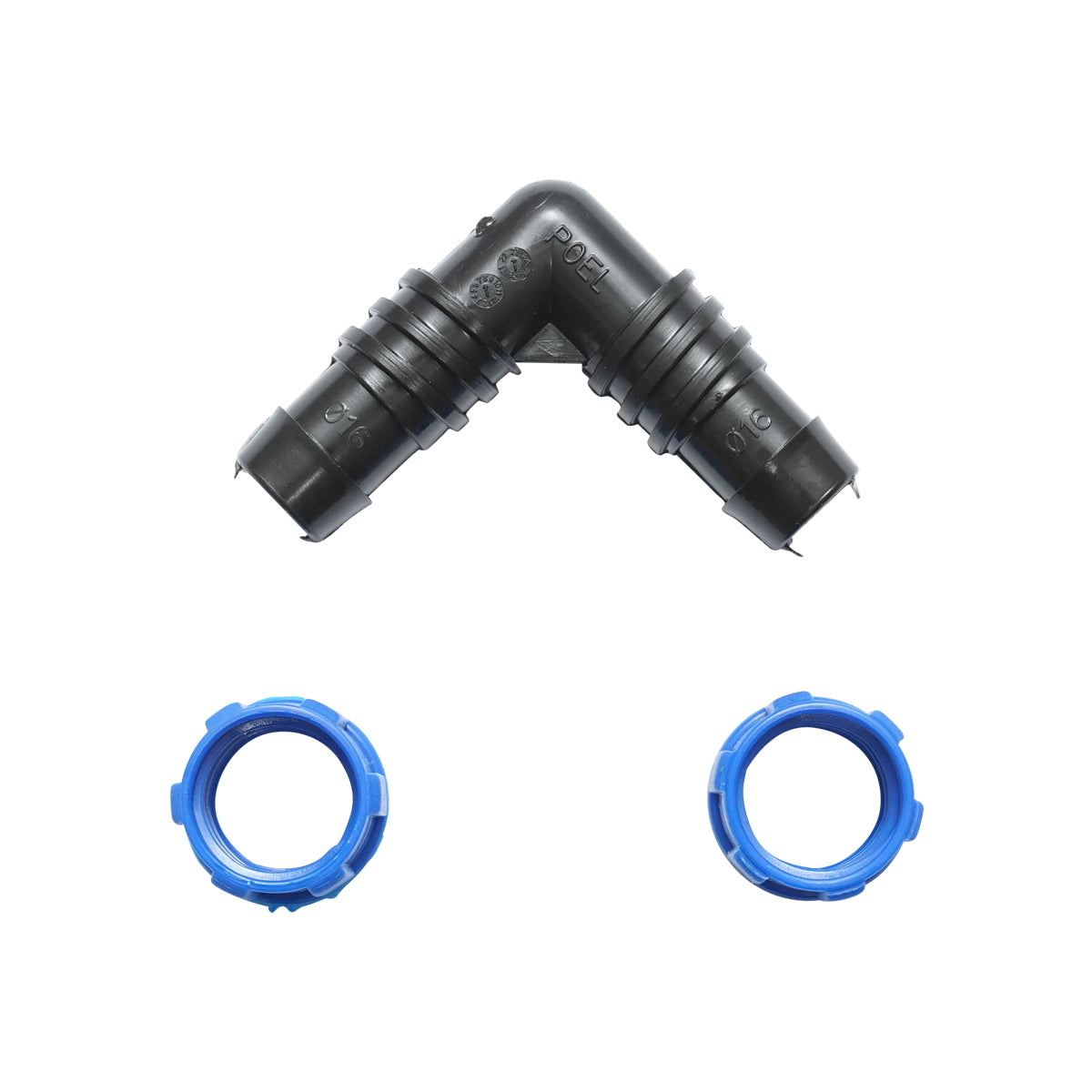 Threaded dripping pipe D16x16mm for irrigation systems