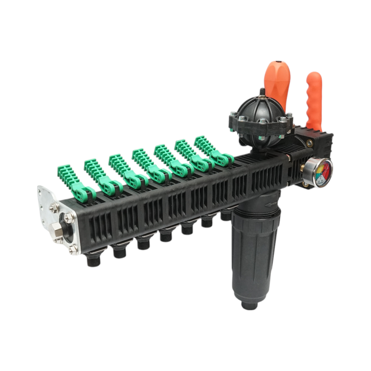 Herbicide distributor with 7 horsepower, filter and glycerin manometer 25 bar