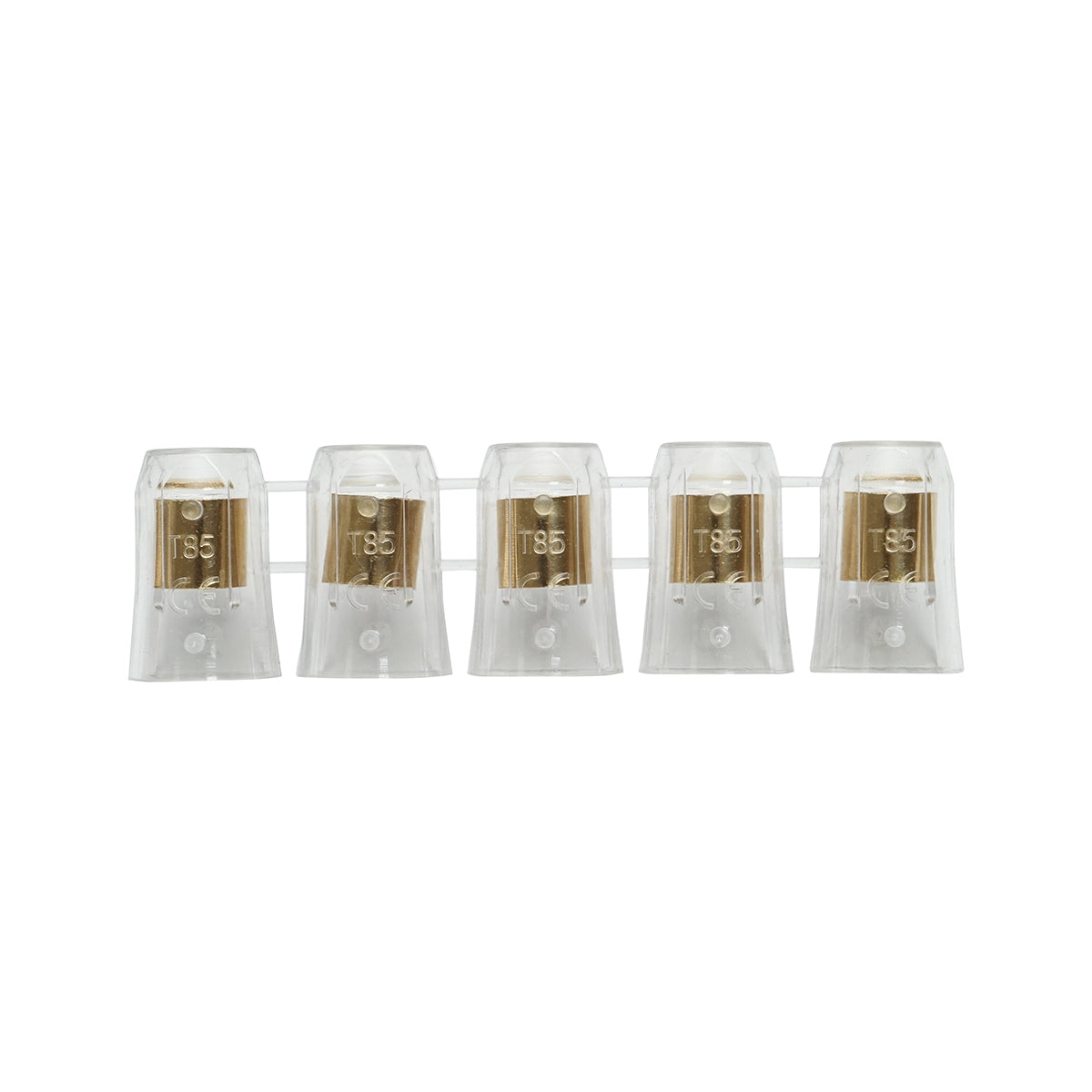 Terminal block 76A 500V, 5 poles 16mm Leader
