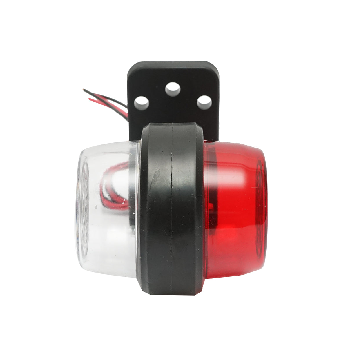Rotating LED side marker lamp 12-24V, white-red FR0237 Breckner Germany
