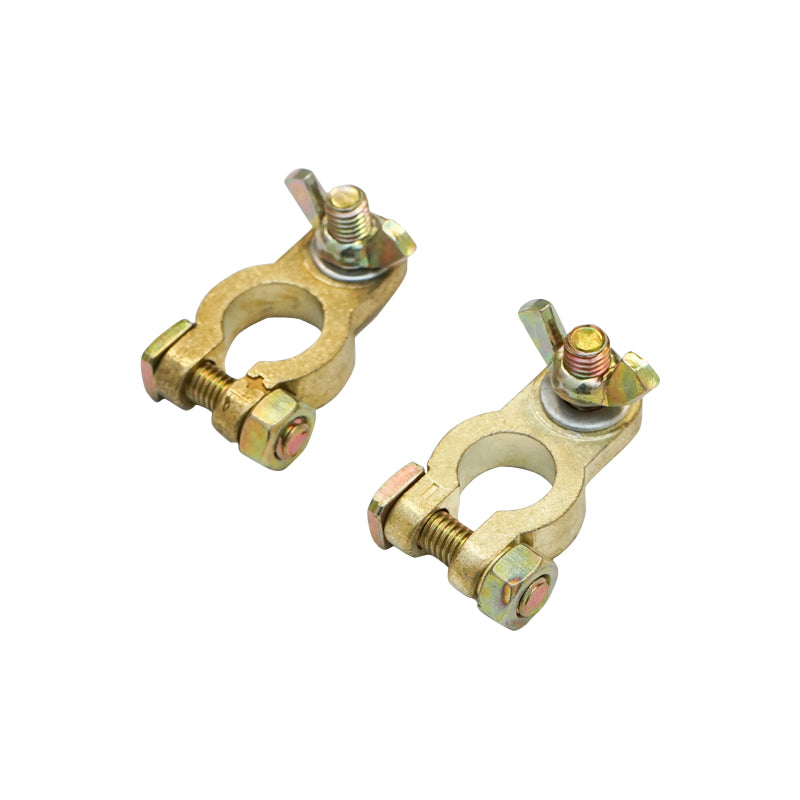 Breckner Germany copper battery terminals set