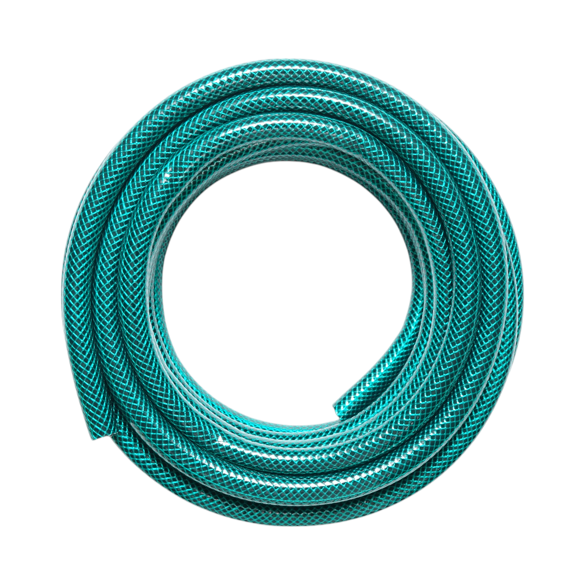 Garden hose reel 12mmx7.5m with 3/4-1/2 adapter, connectors, adjustable head 1/2