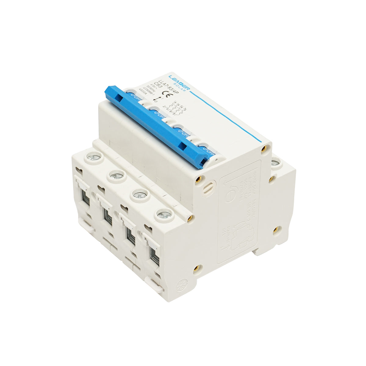 Automatic circuit breaker type 4P-63A-415VAC Leader