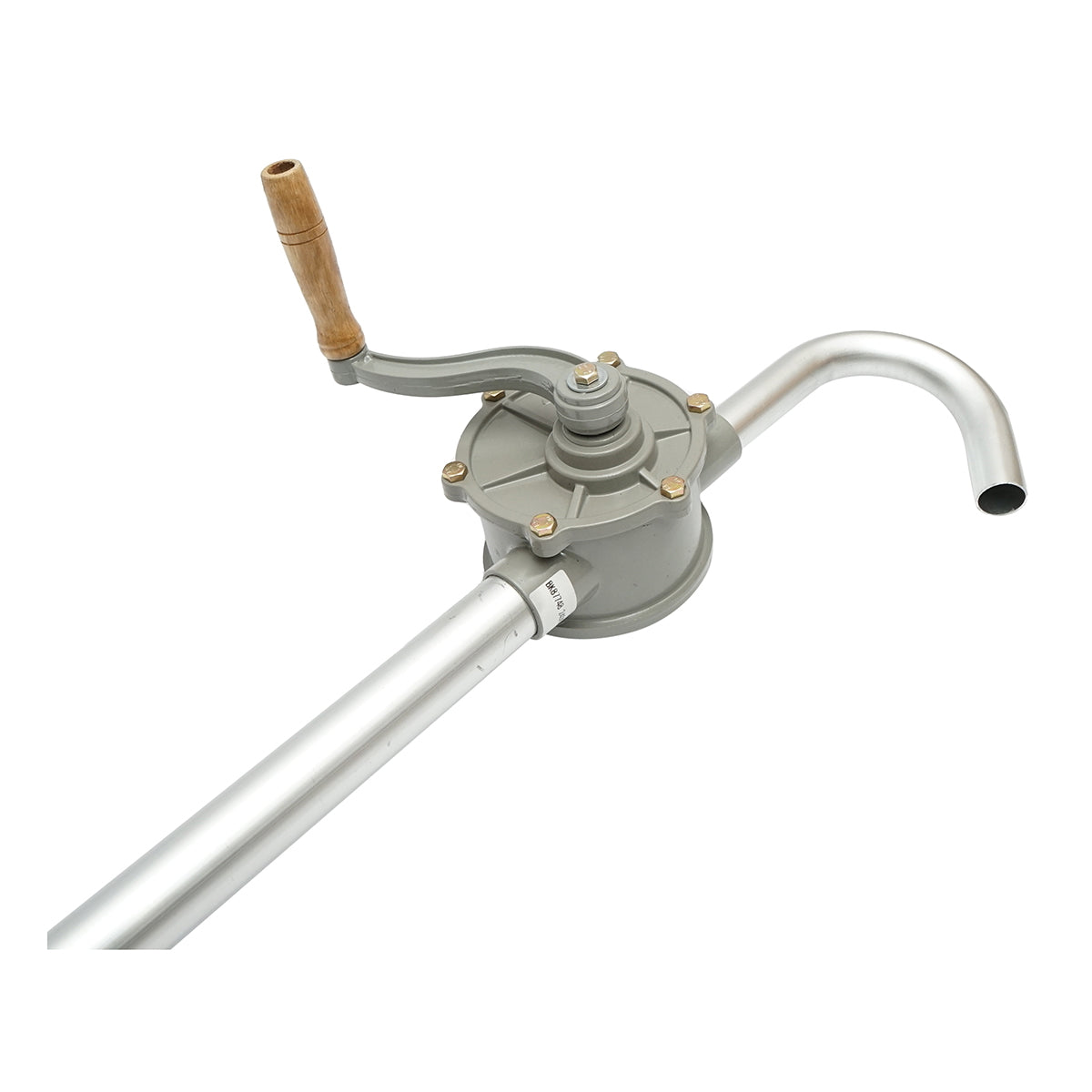 Rotary manual pump for extracting fuel or oil from a drum Breckner Germany