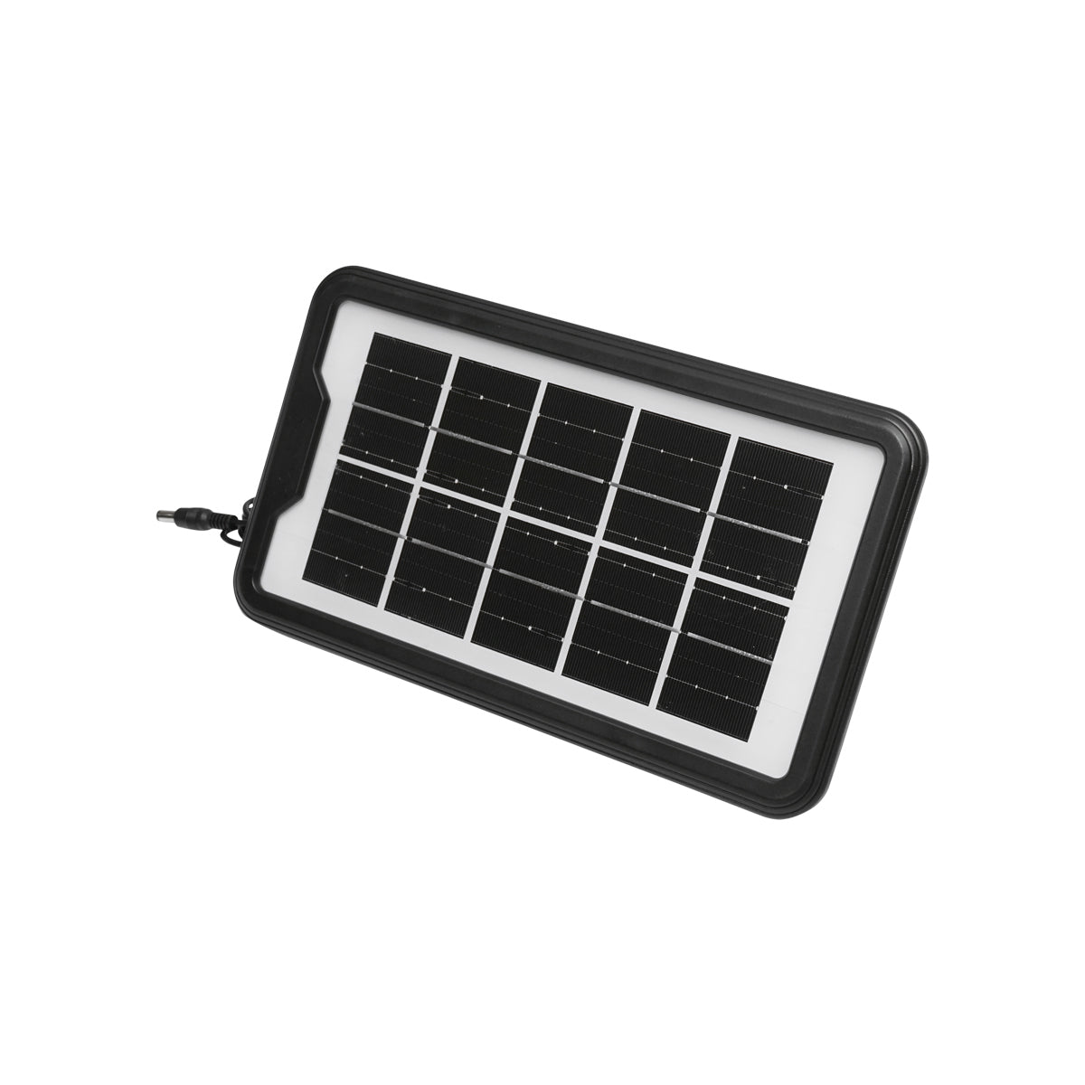 Portable LED lighting kit with 3 bulbs/projector, solar panel and 3.7V, 4500Ah battery for fishing camping GD-8080