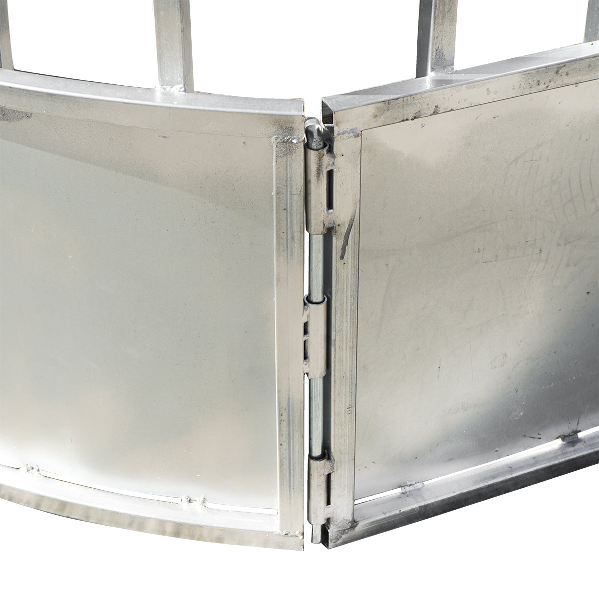 Hay feeding trough for animals oval for 22 bales 3.4x1.7x1m