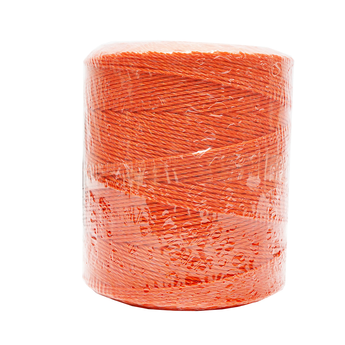 Roll of orange wire with 2.5mm metal insert 3x0.15mm SS, resistance 7.4 Ohm/m, 1000m electric fence Mezofarm