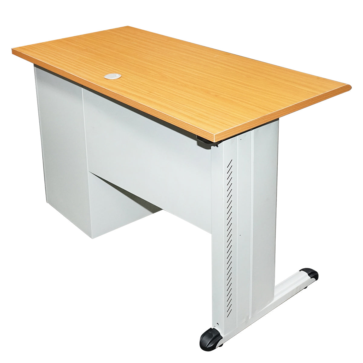 Metal office desk with 3 drawers and a particle board top 1200 x 600 x 750H mm Breckner Germany