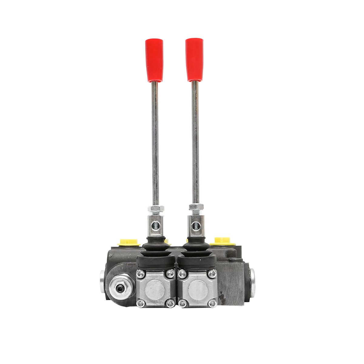 Hydraulic distributor with 2 levers safety valve SD11 flow 80L/min lever and reduction -15 /+80 Breckner Germany