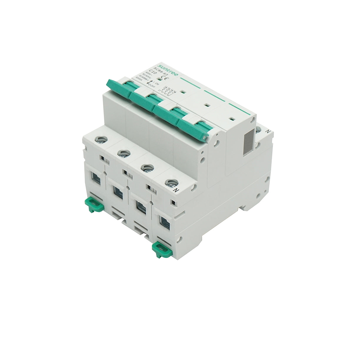 Automatic circuit breaker 3P+N, 10A 400VAC Suntree