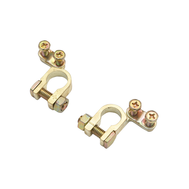 Breckner Germany copper battery terminals set
