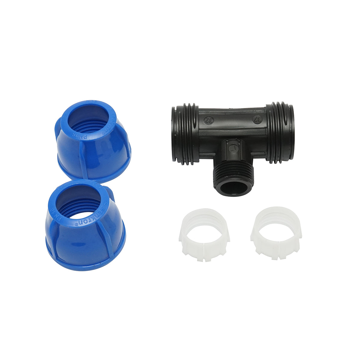 Your external threaded coupling father 90 degrees D32x32mmx1, PN16 bar for irrigation systems