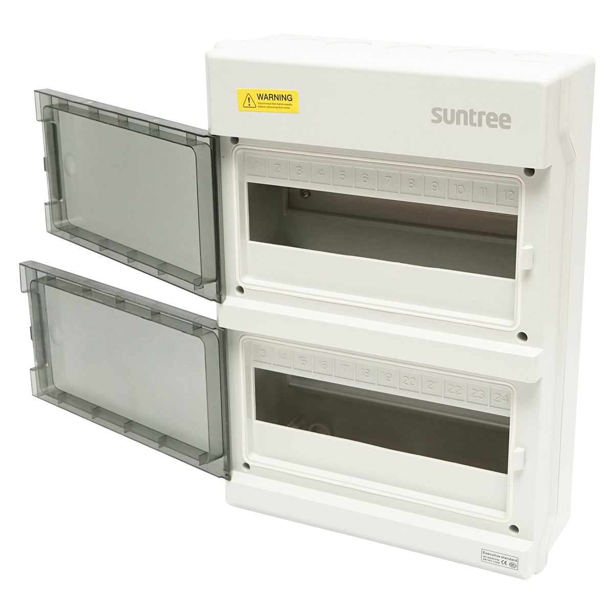 Safety panel applied 2 rows, 24 modules IP66 Suntree