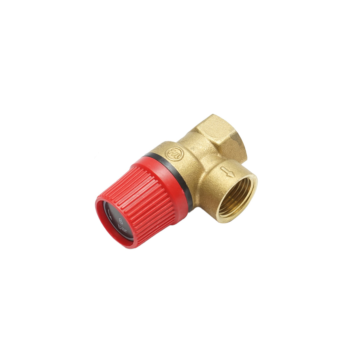 1/2 inch internal thread safety valve for solar panels, maximum 6 BAR