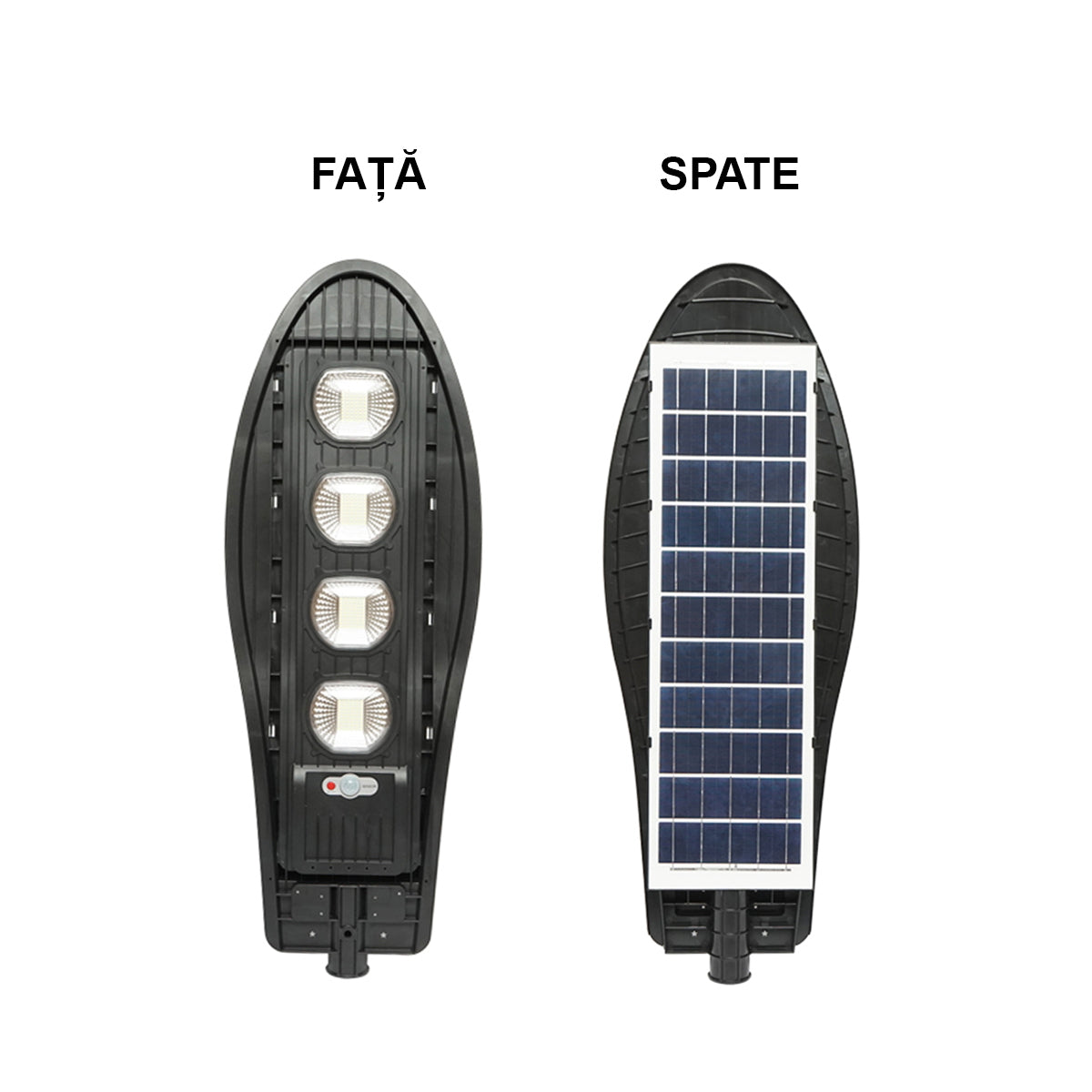200W LED solar lamp for street lighting with solar panel and motion sensor Breckner Germany
