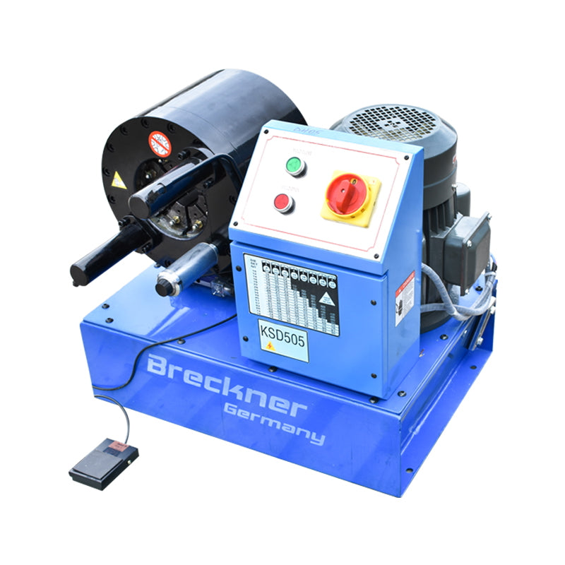 Hydraulic hose crimping machine fi4-51mm 220V 3.7kW with quick change Breckner Germany