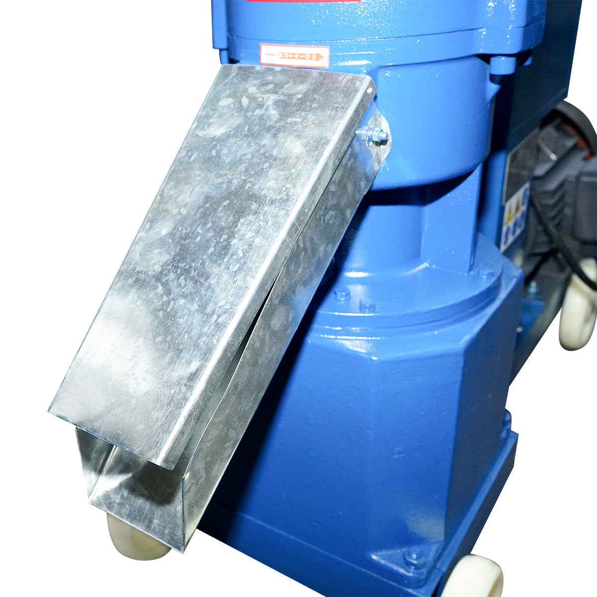 Feed granulator, grain press 7.5KW, 380V with a 6mm die and maximum efficiency of 150kg/H
