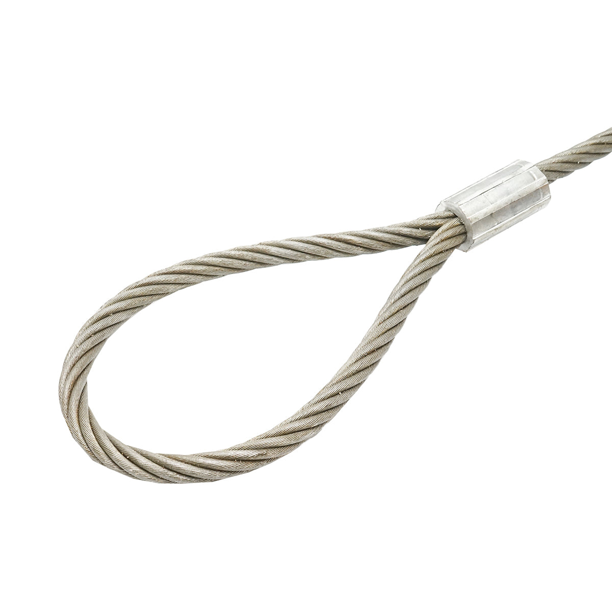 Steel winch cable 6x37 fi 14mm 4m with 2 eyes