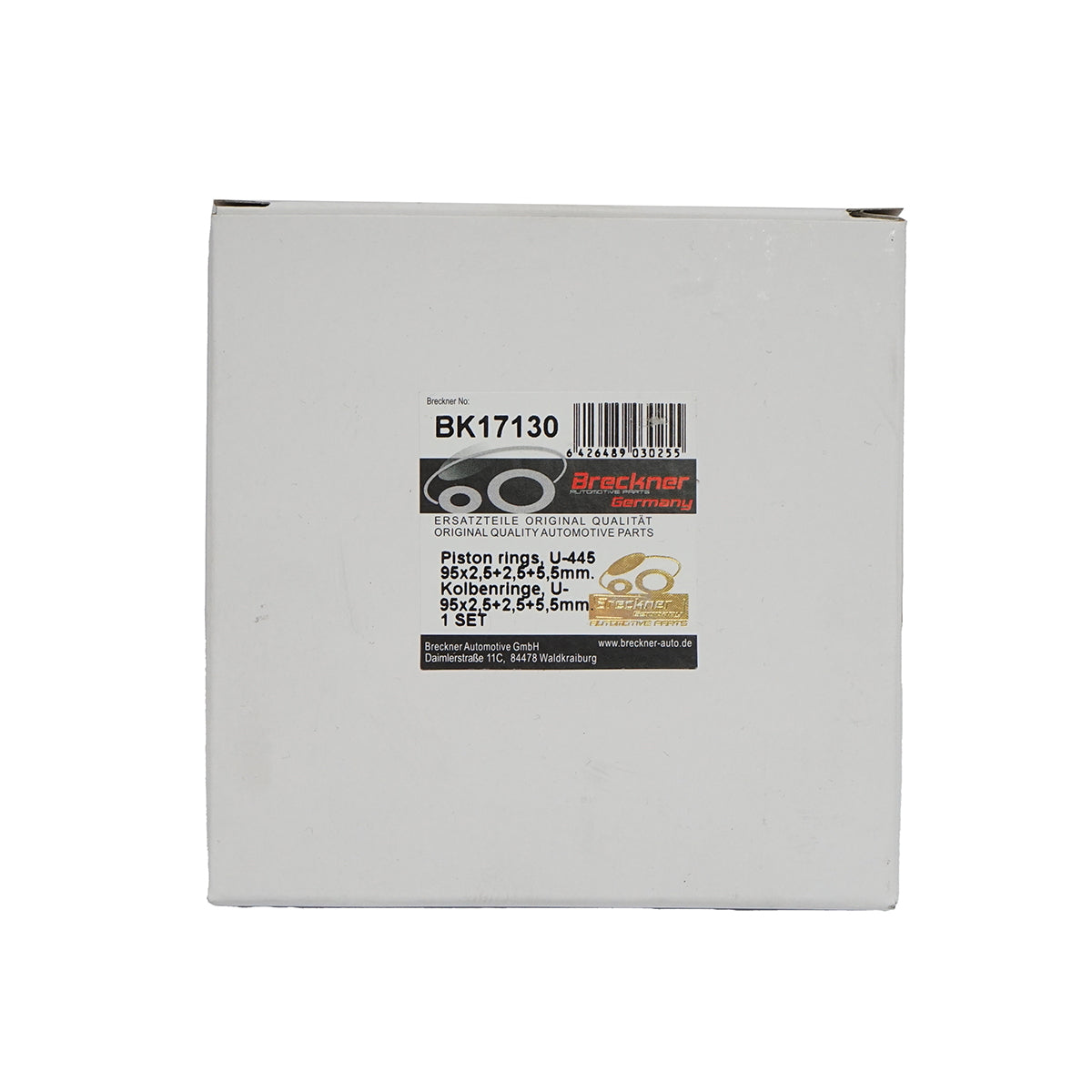 FIAT motor segments, U-445 fi 95 2.5+2.5+5.5mm 115.03.025 for 1 piston Breckner Germany