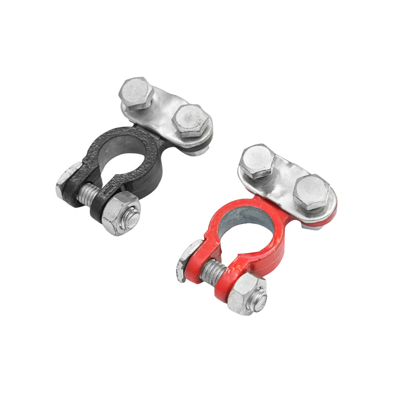 Set of battery terminals Zn red and black Breckner Germany