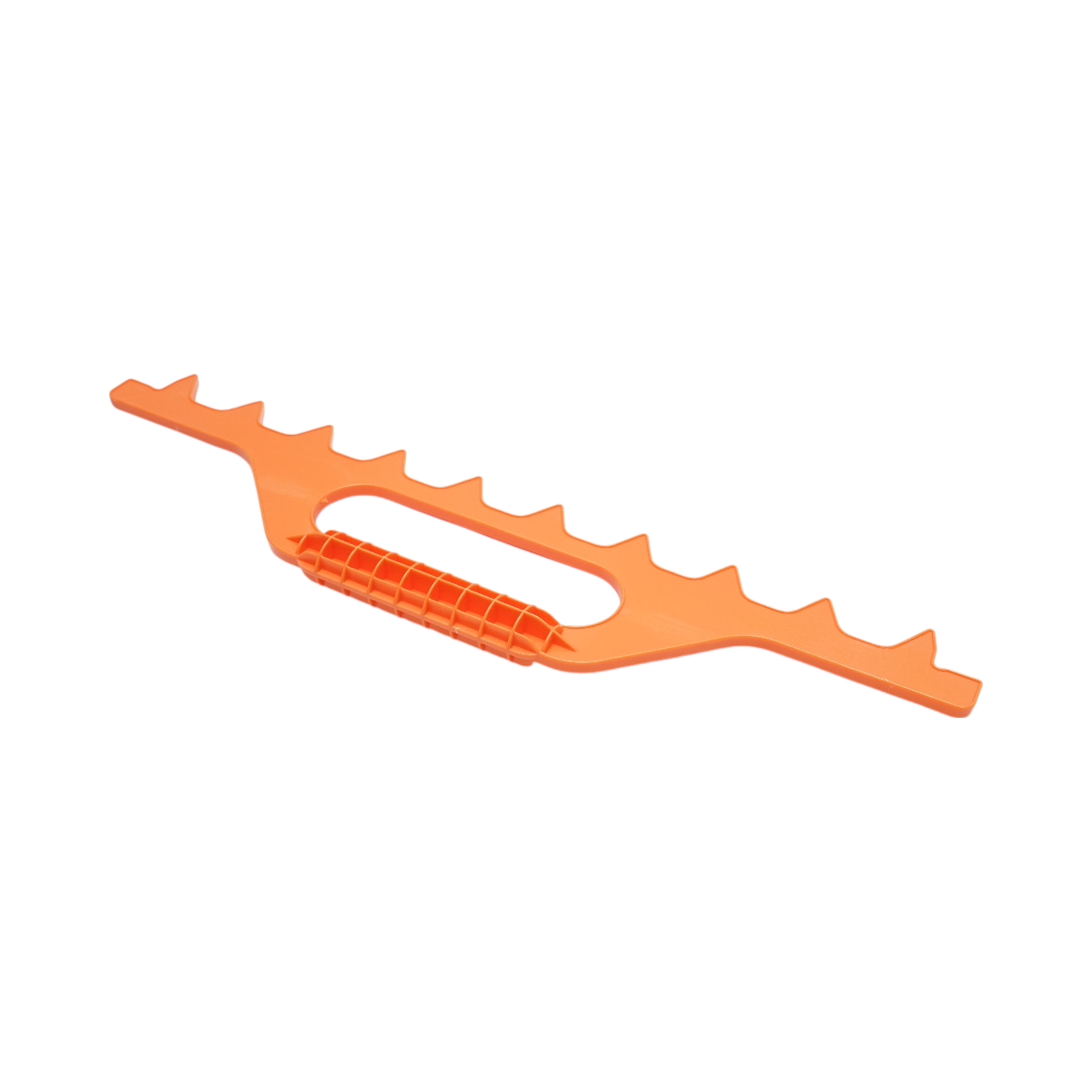 Beehive frame distancing tool with 9 plastic rows