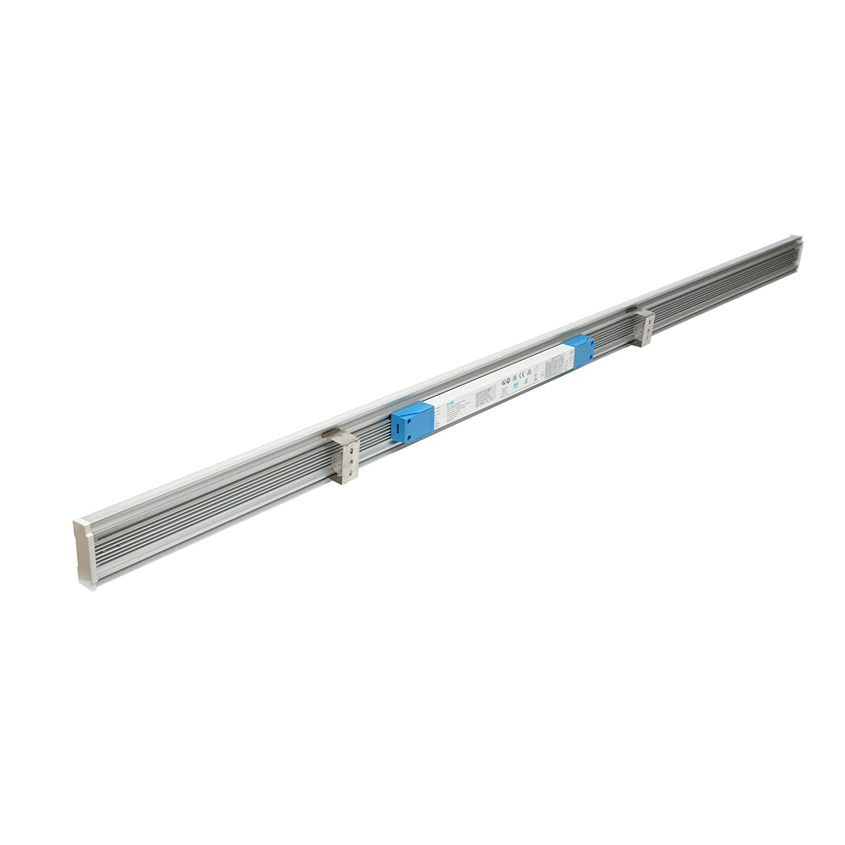 High-Bay LED industrial lighting fixture 120W, 220V, 6000K, 16800LM for halls, warehouses 1500mm IP44 Breckner Germany