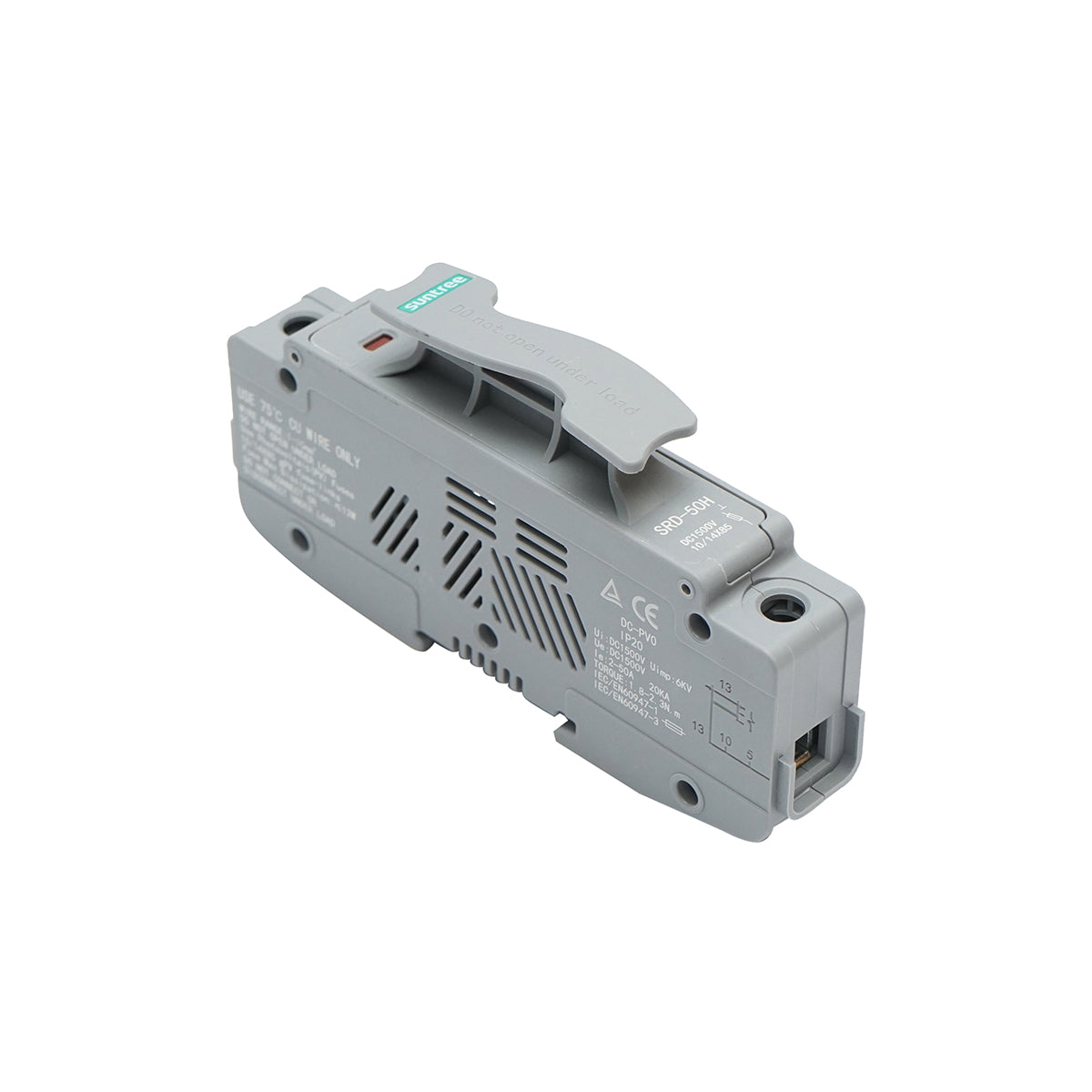 Base, gPV separator for fuse safety 10/14x85mm 1P, 1500V Suntree