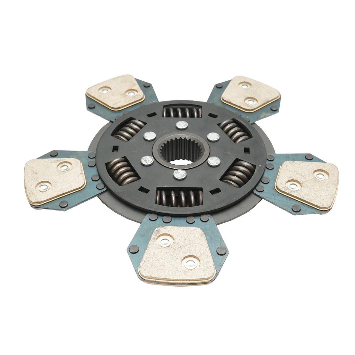 Clutch disc Massey Ferguson 215mm OEM code 3435019M1, 3435019M2, 3435019M3, 3709302M91, 3709446M91, 4264079M91, 6252995M91