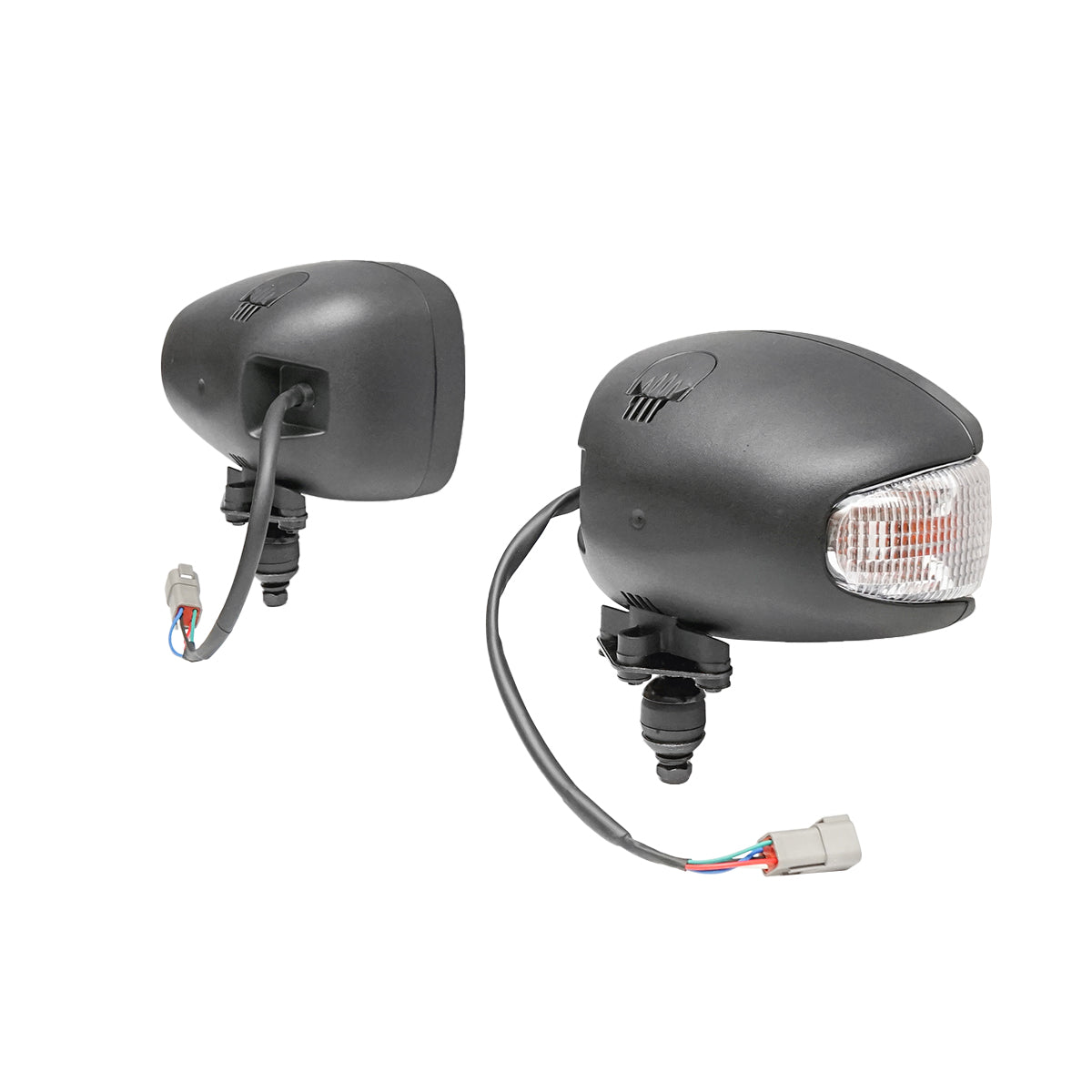 Set of headlamp type lamps with right and left signaling 24V HR-A-030 Breckner Germany