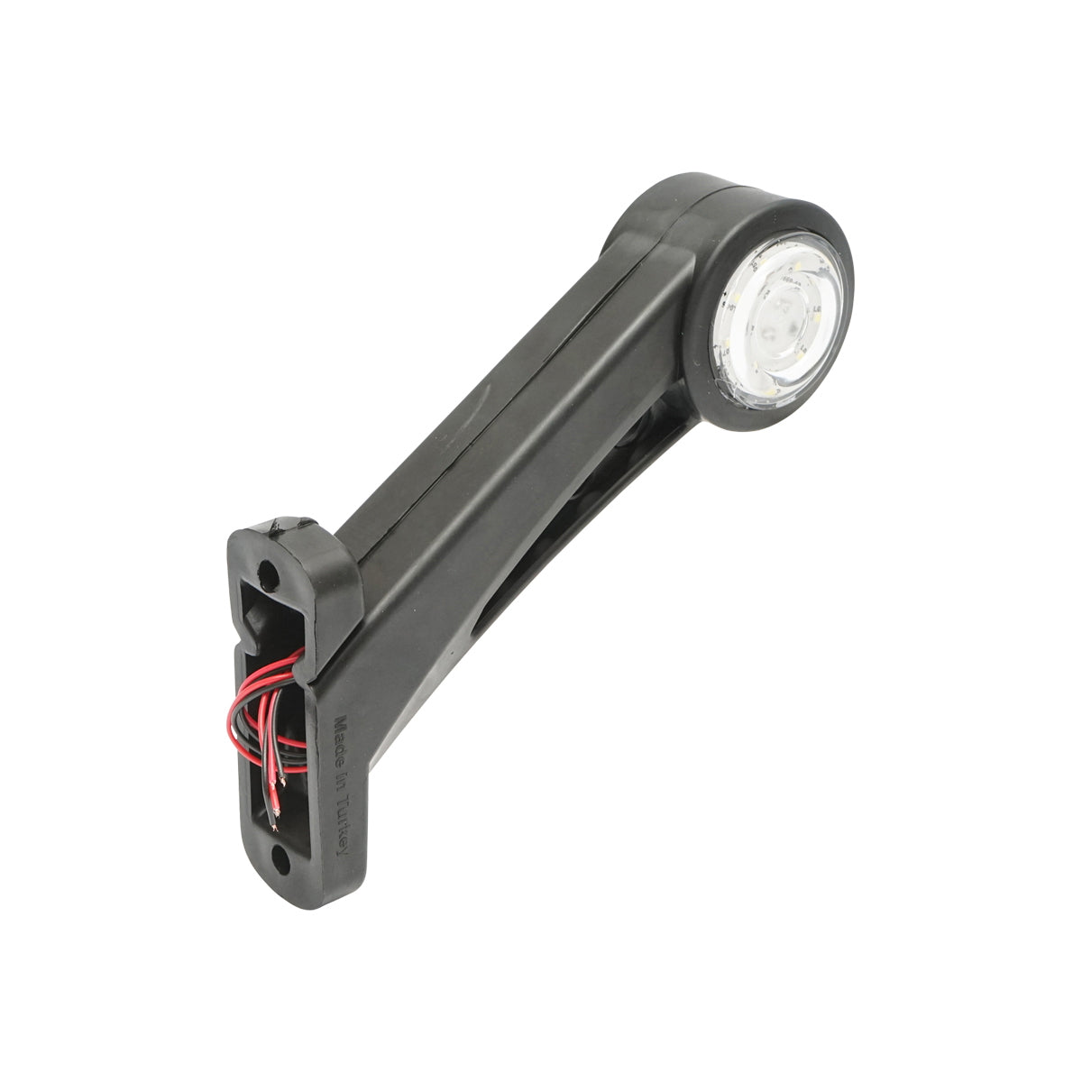Set of side marker lamps with LED 12-24V, red-white, flexible PVC Breckner Germany