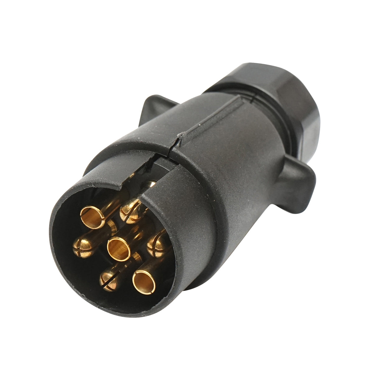 12V plastic car socket with 7 connectors for Breckner Germany trailer.
