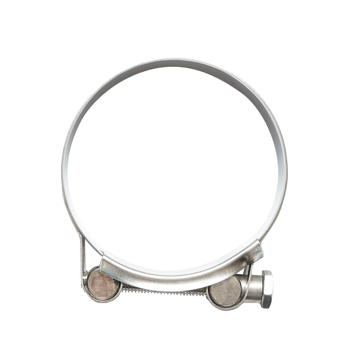 Power collar, stainless steel clamp 201 with screw for hoses 74-79mm Breckner Germany
