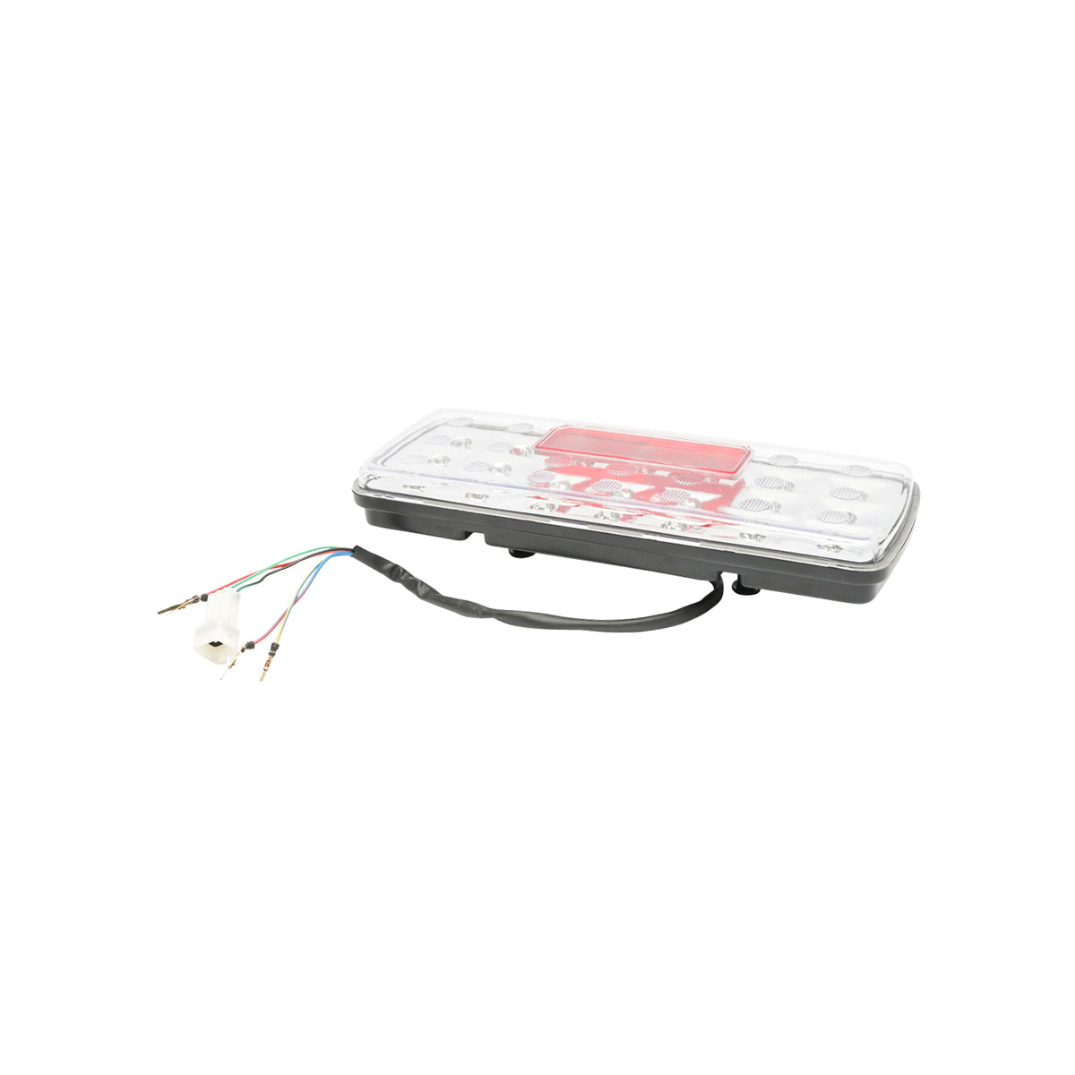 Universal left rear lamp 345x130mm with LED 12V